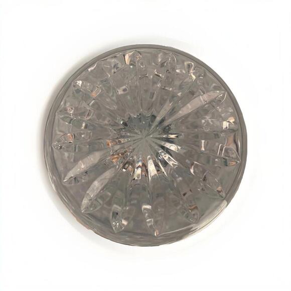 Atlantis Crystal Flower Vase 10.5" Tall ATL14 Collection Vintage MCM Tube - Picture 7 of 15